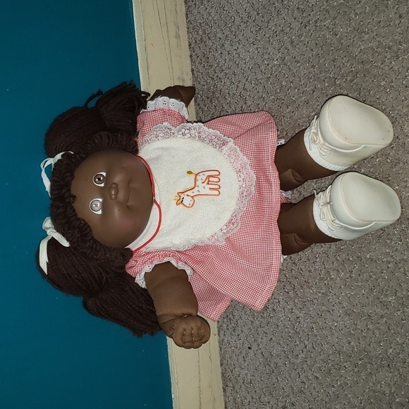 1985 vintage Cabbage Patch Kids black baby doll girl - Picture 2 of 11